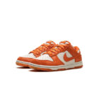 WrongSize sneakers Nike Dunk Low suede fabric color white and orange limited edition online shop resell